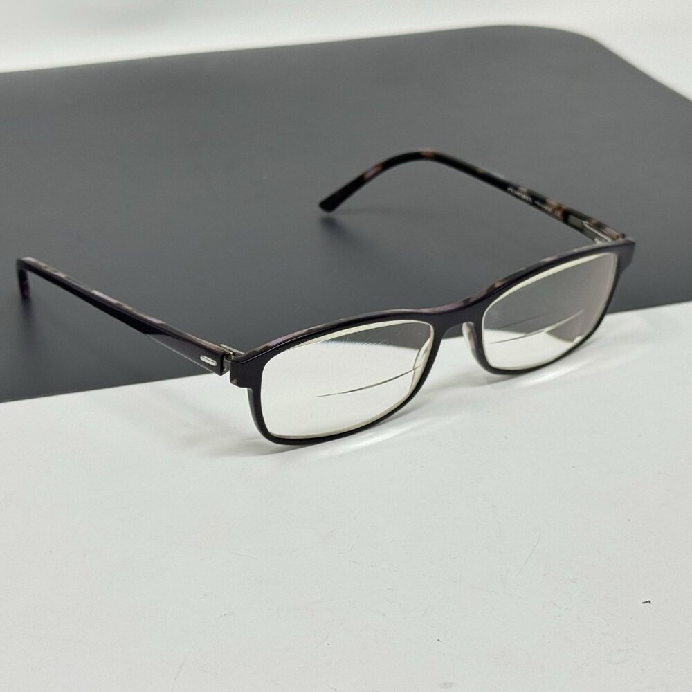 Lt Lightec 7669l Rectangular Eyeglass Frames Plum… - image 1